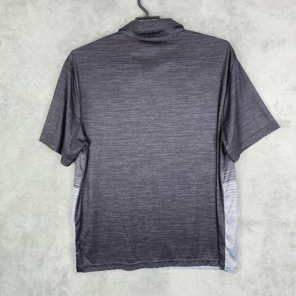 Men's Ben Hogan Performance Polo Shirt Gray Gradient 100% Polyester Size 2XL - Picture 7 of 10